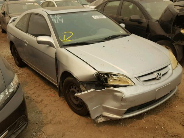 1HGEM22911L031101 - 2001 HONDA CIVIC SI SILVER photo 1