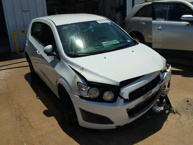 1G1JA6SHXE4228104 - 2014 CHEVROLET SONIC LS WHITE photo 1