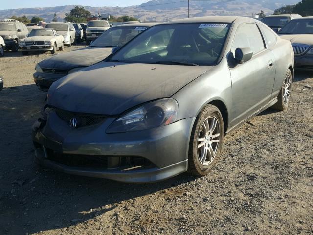 JH4DC54896S001116 - 2006 ACURA RSX GRAY photo 2