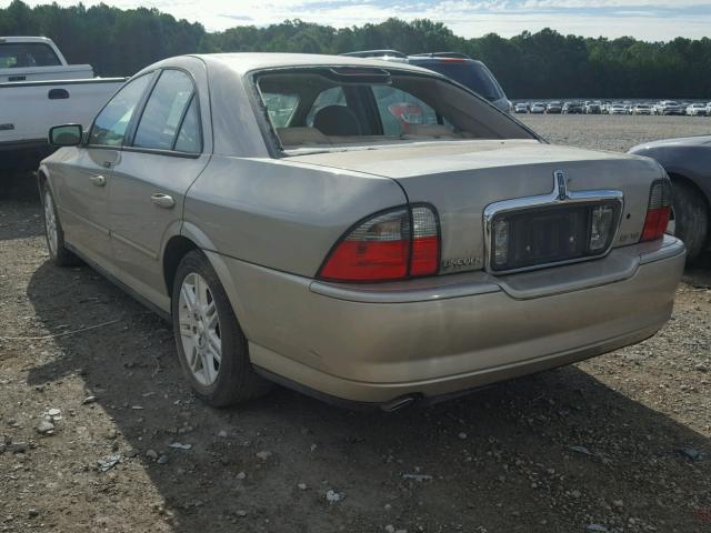 1LNHM87A55Y626748 - 2005 LINCOLN LS 金色 照片 3