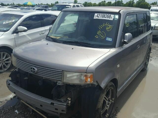 JTLKT324250200715 - 2005 TOYOTA SCION XB Gris foto 2