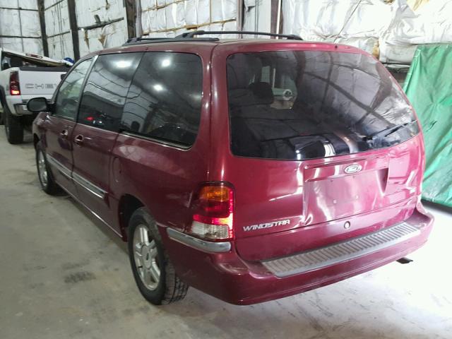 2FMDA524X3BA20993 - 2003 FORD WINDSTAR S RED photo 3