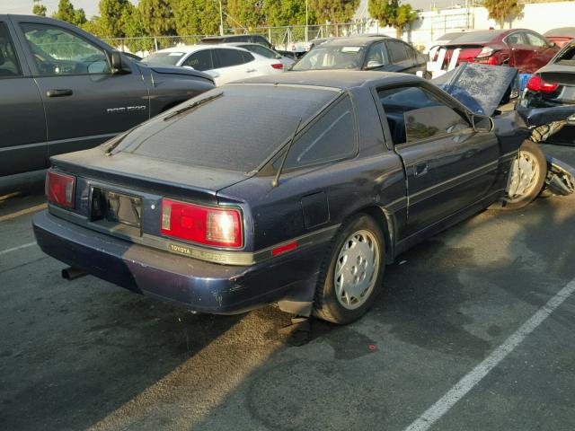 JT2MA70L2H0045575 - 1987 TOYOTA SUPRA BLUE photo 4