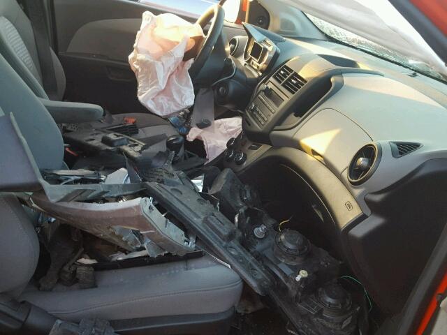 1G1JB6SH2C4170824 - 2012 CHEVROLET SONIC LS 红色 照片 5