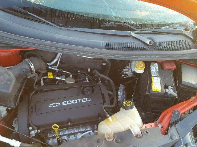 1G1JB6SH2C4170824 - 2012 CHEVROLET SONIC LS 红色 照片 7