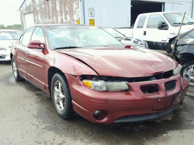 1G2WP52K93F163141 - 2003 PONTIAC GRAND PRIX BURGUNDY photo 1