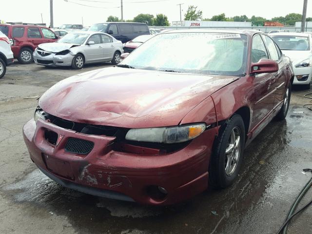 1G2WP52K93F163141 - 2003 PONTIAC GRAND PRIX BURGUNDY photo 2