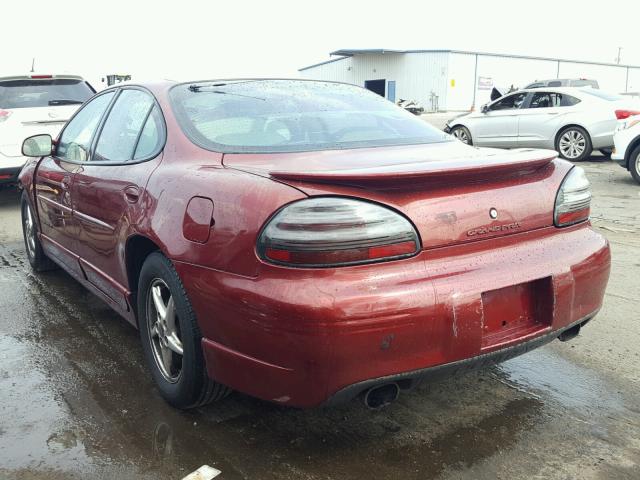 1G2WP52K93F163141 - 2003 PONTIAC GRAND PRIX BURGUNDY photo 3