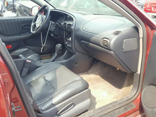 1G2WP52K93F163141 - 2003 PONTIAC GRAND PRIX BURGUNDY photo 5