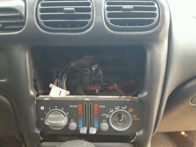 1G2WP52K93F163141 - 2003 PONTIAC GRAND PRIX BURGUNDY photo 9