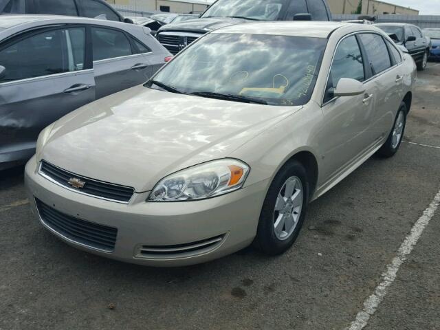 2G1WT57K891161647 - 2009 CHEVROLET IMPALA BEIGE photo 2