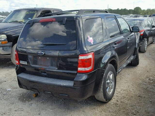 1FMCU0D7XBKB97688 - 2011 FORD ESCAPE XLT BLACK photo 4