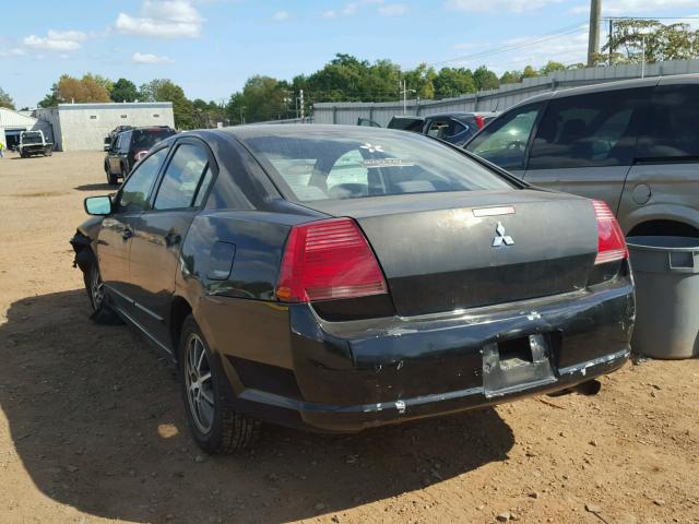 4A3AB46F44E098019 - 2004 MITSUBISHI GALANT BLACK photo 3