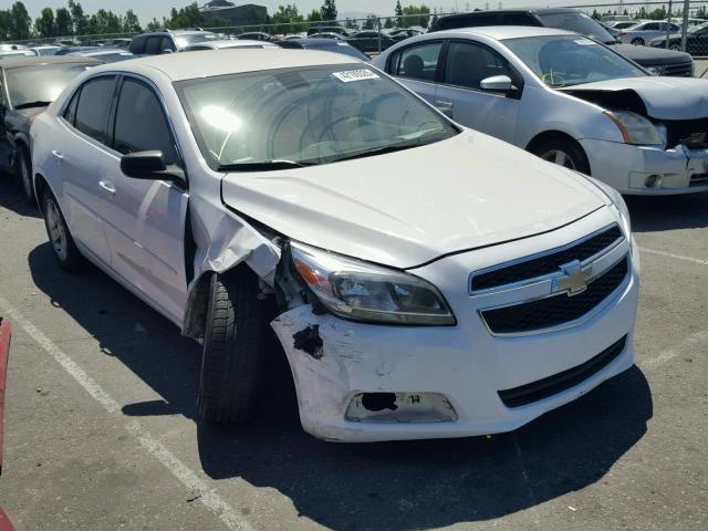 1G11B5SA8DF226719 - 2013 CHEVROLET MALIBU LS WHITE photo 1