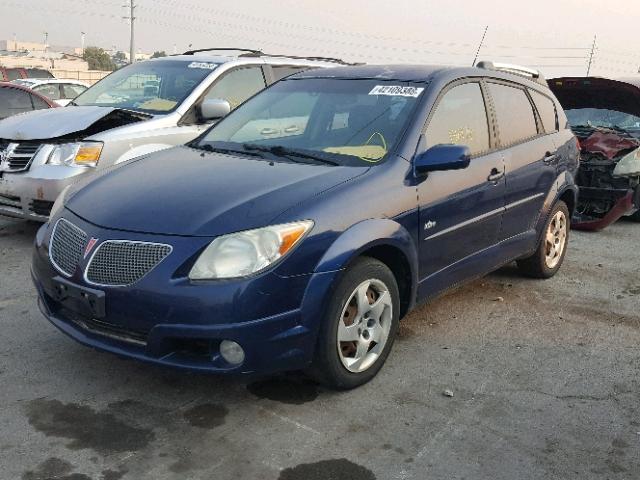 5Y2SL63885Z483504 - 2005 PONTIAC VIBE BLUE photo 2