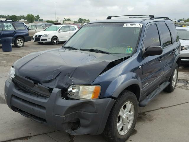 1FMCU04161KA95914 - 2001 FORD ESCAPE XLT GRAY photo 2