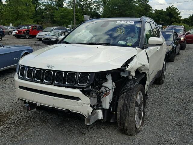 3C4NJDCB4JT264592 - 2018 JEEP COMPASS LI WHITE photo 2