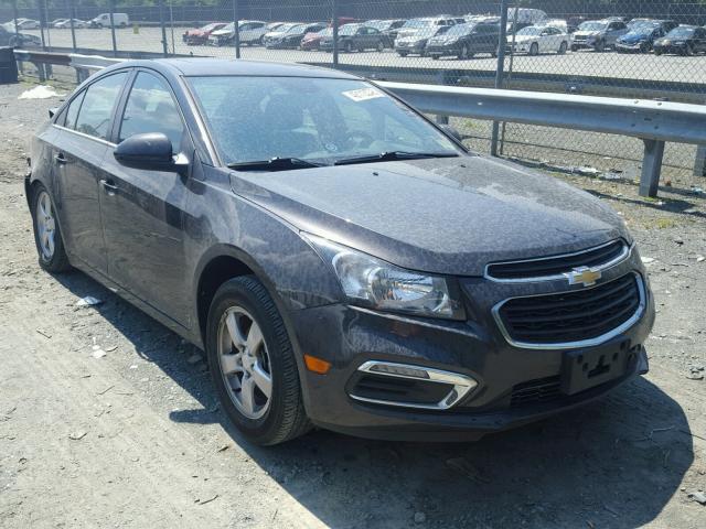 1G1PC5SB0F7210088 - 2015 CHEVROLET CRUZE LT GRAY photo 1