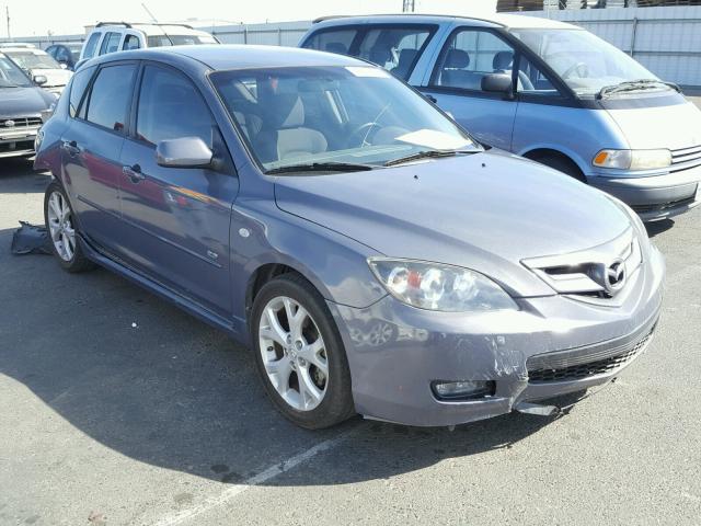 JM1BK343081779429 - 2008 MAZDA 3 HATCHBAC CHARCOAL photo 1