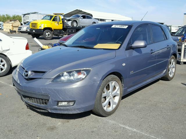 JM1BK343081779429 - 2008 MAZDA 3 HATCHBAC CHARCOAL photo 2