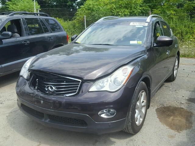 JN1AJ0HR7AM755244 - 2010 INFINITI EX35 BASE BROWN photo 2