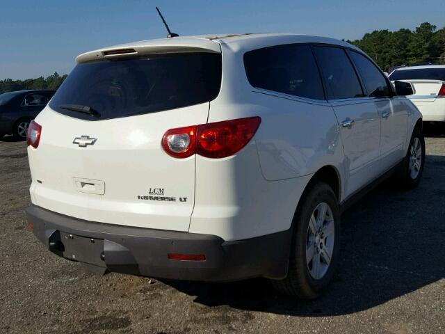 1GNKVGED6BJ135423 - 2011 CHEVROLET TRAVERSE L WHITE photo 4