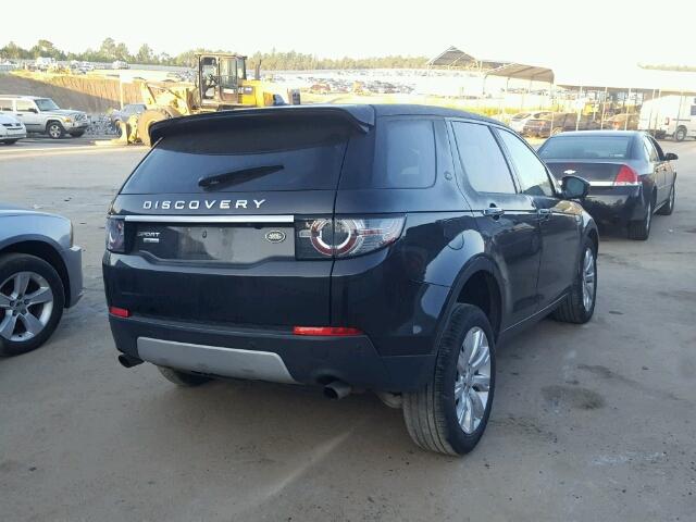 SALCT2BGXFH541246 - 2015 LAND ROVER DISCOVERY BLACK photo 4