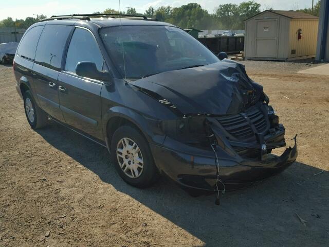 1D4GP24RX6B525548 - 2006 DODGE GRAND CARA BLACK photo 1