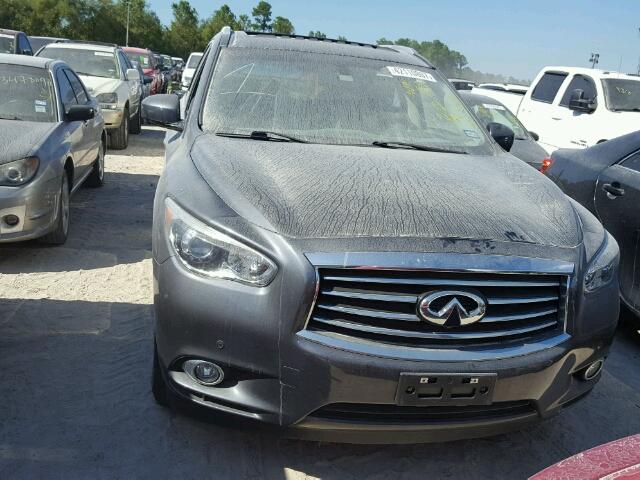 5N1AL0MM1DC314412 - 2013 INFINITI JX35 BASE CHARCOAL photo 9