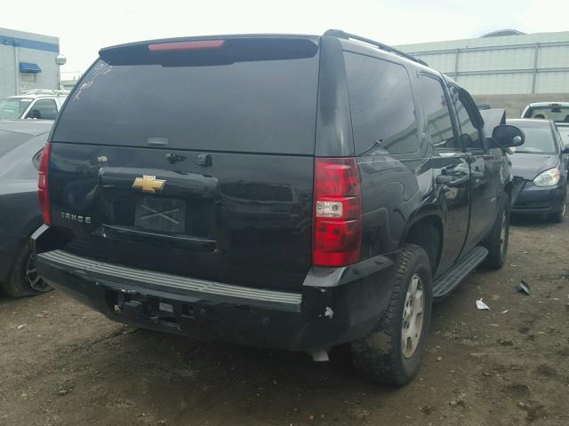 1GNFC13J97R172312 - 2007 CHEVROLET TAHOE C150 BLACK photo 4