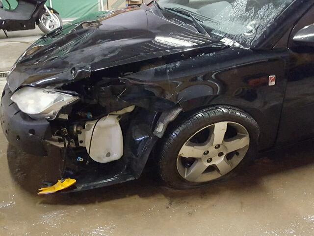 1G8AW15B36Z152565 - 2006 SATURN ION LEVEL BLACK photo 9