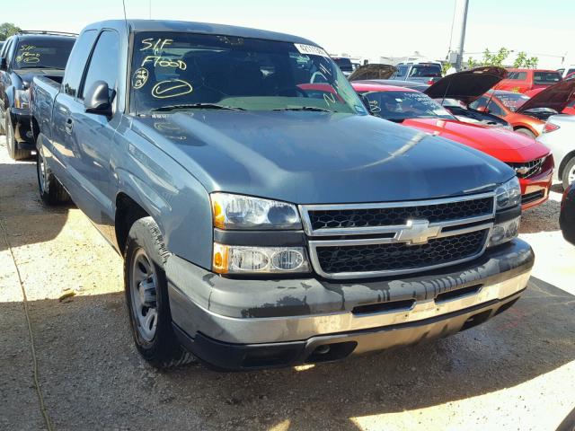 1GCEC19V87Z174020 - 2007 CHEVROLET SILVERADO BLUE photo 1