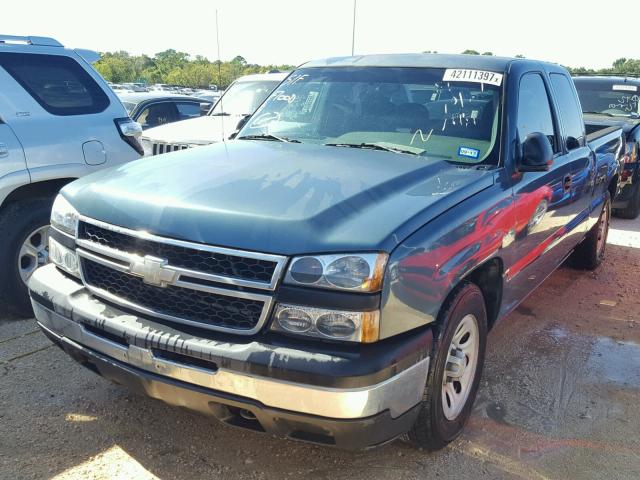 1GCEC19V87Z174020 - 2007 CHEVROLET SILVERADO BLUE photo 2