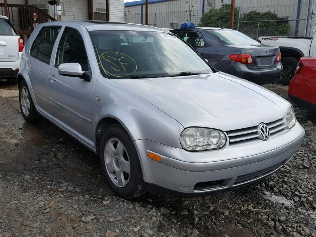 9BWGT21J414032412 - 2001 VOLKSWAGEN GOLF GLS SILVER photo 1