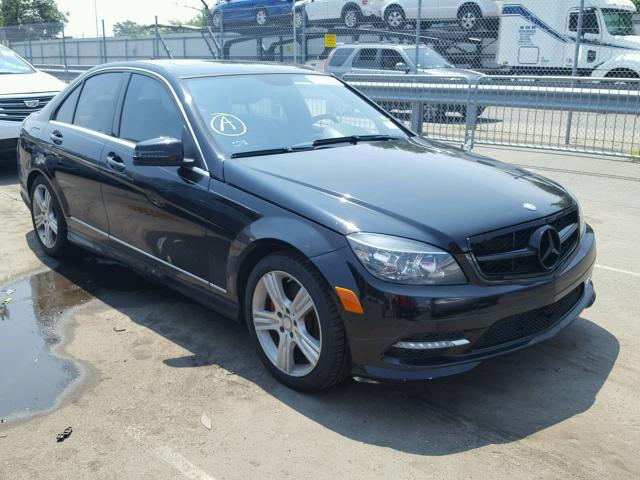 WDDGF5GB3BR139528 - 2011 MERCEDES-BENZ C 350 BLACK photo 1