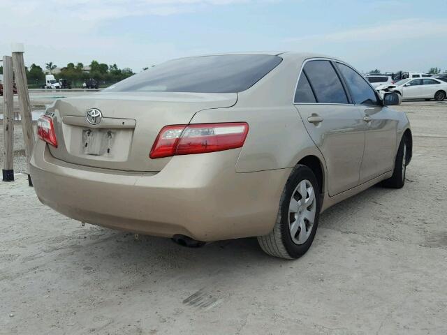 4T1BE46K99U323524 - 2009 TOYOTA CAMRY BASE GOLD photo 4