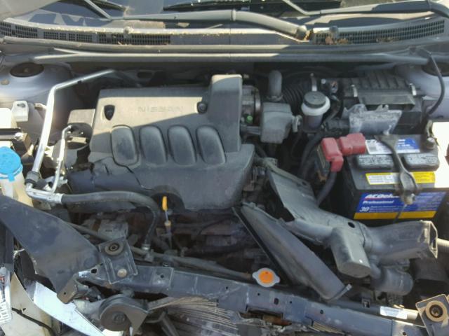 3N1AB6APXAL714593 - 2010 NISSAN SENTRA 2.0 SILVER photo 7