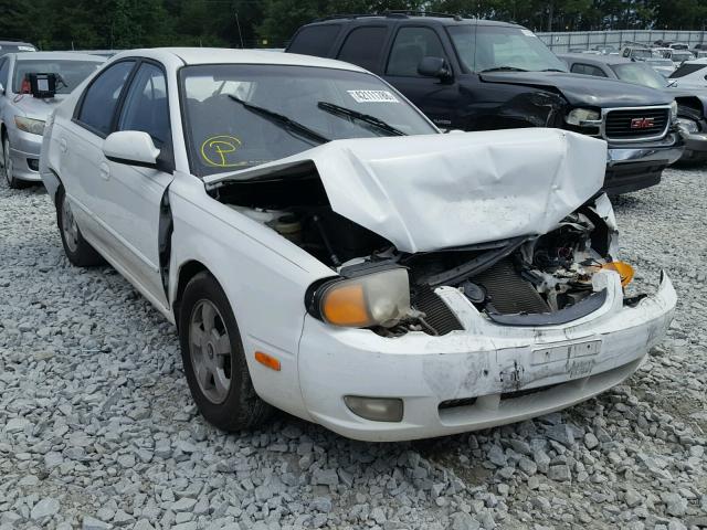 KNAFB161035096307 - 2003 KIA SPECTRA GS WHITE photo 1