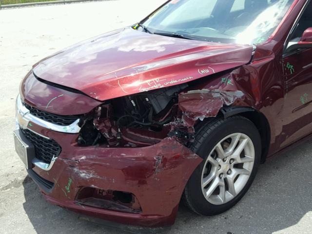 1G11C5SL3FF254879 - 2015 CHEVROLET MALIBU 1LT RED photo 9