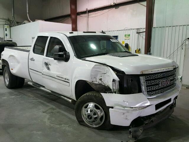 1GT426C85DF143383 - 2013 GMC SIERRA WHITE photo 1