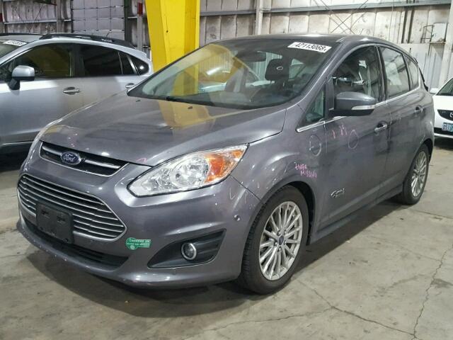 1FADP5CU2DL507663 - 2013 FORD C-MAX PREM CHARCOAL photo 2