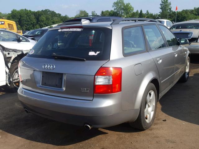 WAUVC68E74A032392 - 2004 AUDI A4 1.8T AV SILVER photo 4