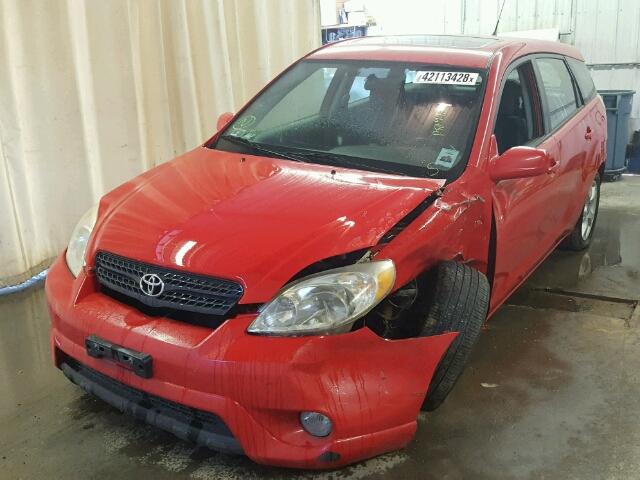 2T1LR30E76C550911 - 2006 TOYOTA COROLLA MA RED photo 2