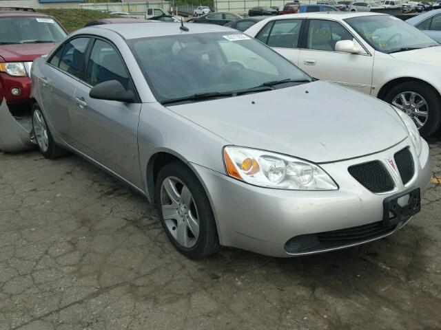 1G2ZG57B584284905 - 2008 PONTIAC G6 BASE SILVER photo 1