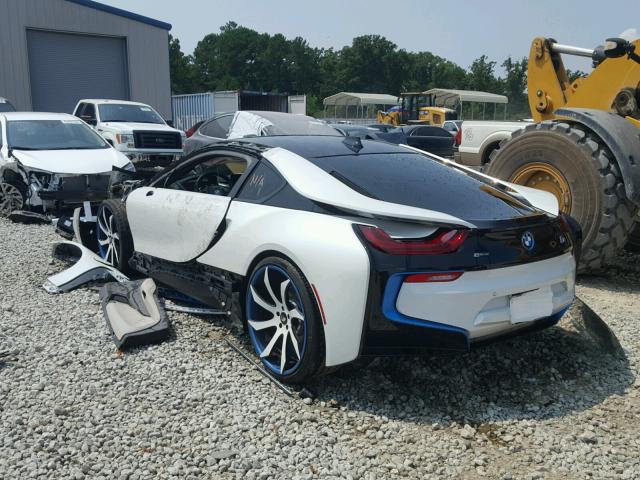 WBY2Z2C50FV392103 - 2015 BMW I8 WHITE photo 3