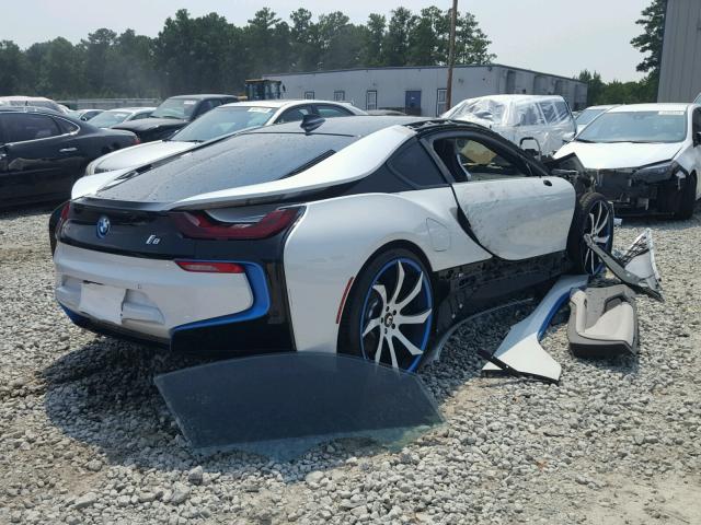 WBY2Z2C50FV392103 - 2015 BMW I8 WHITE photo 4