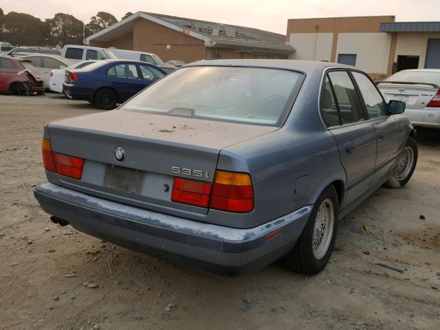 WBAHD231XKBF62292 - 1989 BMW 535 I AUTO BLUE photo 4