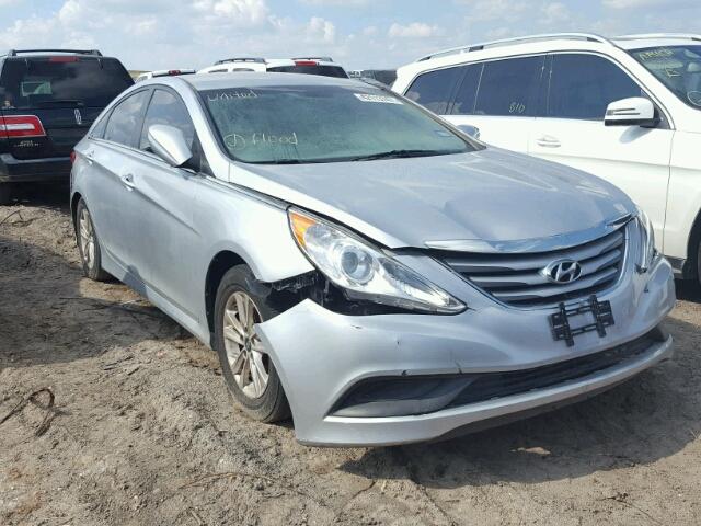 5NPEB4AC6EH855893 - 2014 HYUNDAI SONATA GLS SILVER photo 1