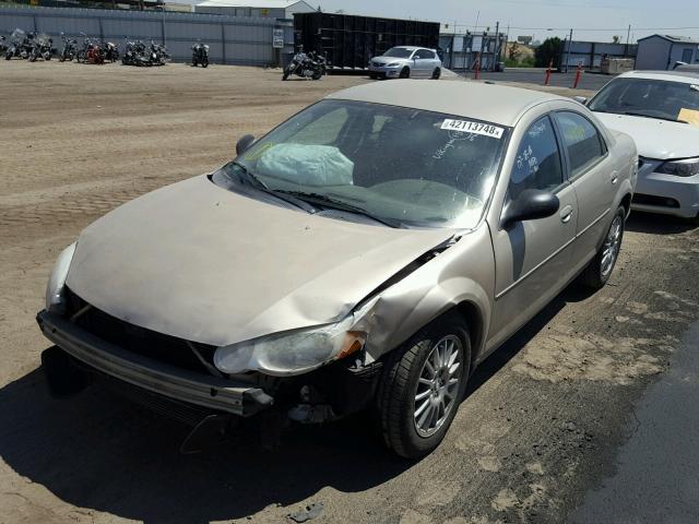 1C3EL46X36N216627 - 2006 CHRYSLER SEBRING BROWN photo 2