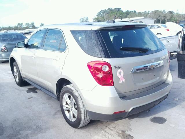 2GNALAEK9F6206310 - 2015 CHEVROLET EQUINOX LS BEIGE photo 3